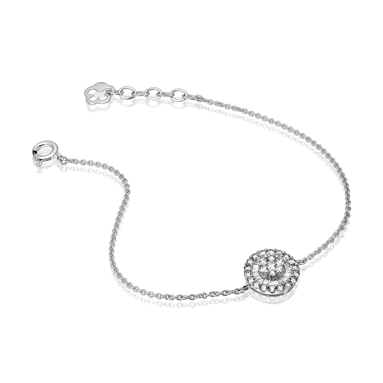 Bratara "Pizza" cu Diamante Naturale de 0.41 CT, Aur Alb 18K Bratara "Pizza" cu Diamante Naturale de 0.41 CT, Aur Alb 18K Bratara "Pizza" cu Diamante Naturale de 0.41 CT, Aur Alb 18K