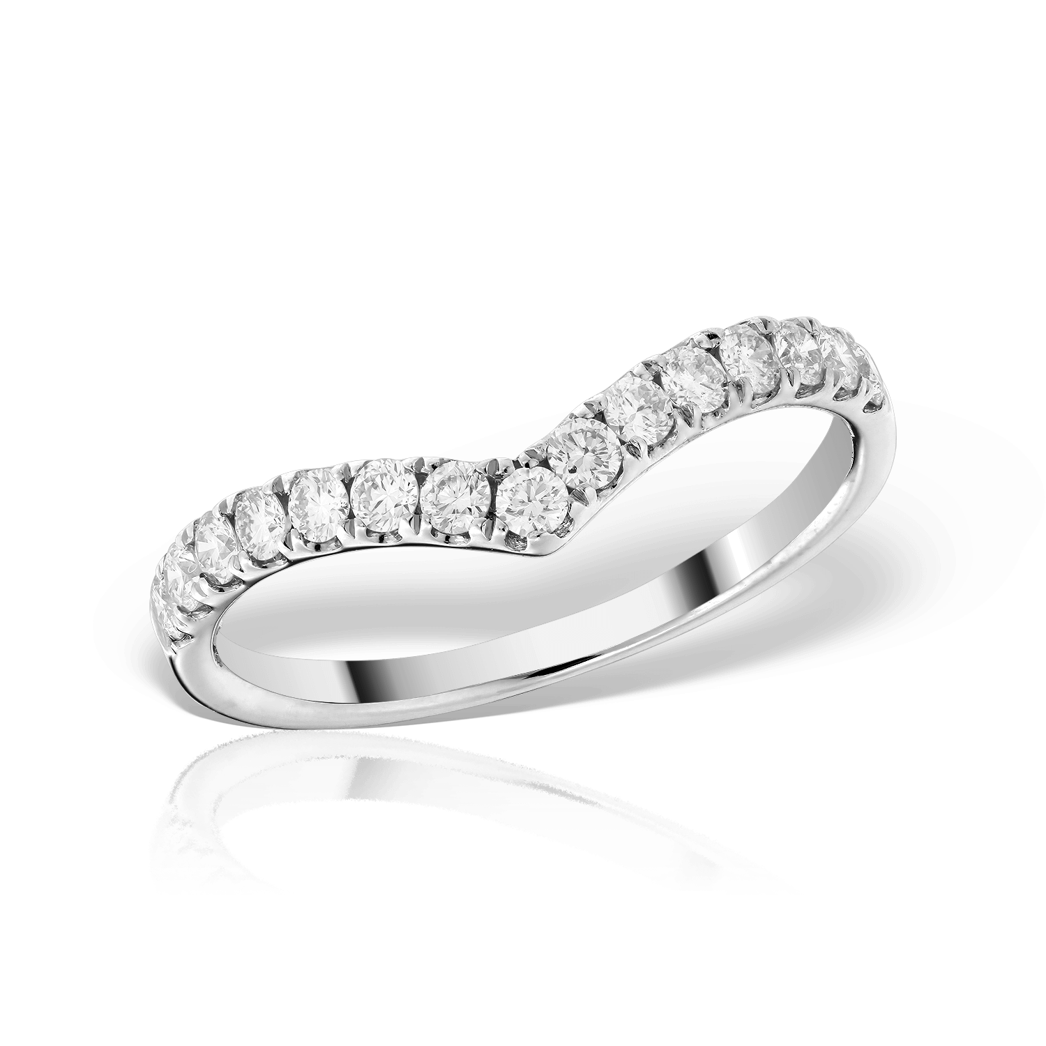 Inel din Aur Alb 18K cu Diamante Naturale de 0.39 CT Inel din Aur Alb 18K cu Diamante Naturale de 0.39 CT Inel din Aur Alb 18K cu Diamante Naturale de 0.39 CT